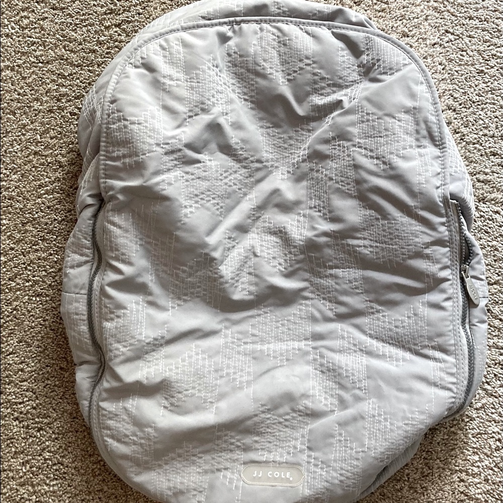 JJ Cole grey car seat cover